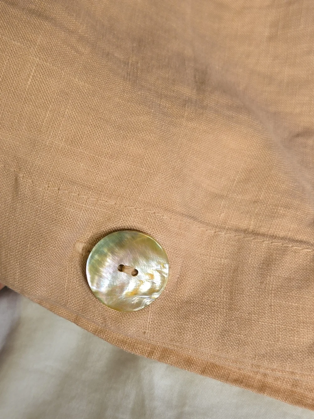 Blush Pink Linen Sheet Set by
